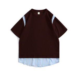 Waffle Fake Two Piece T-Shirt